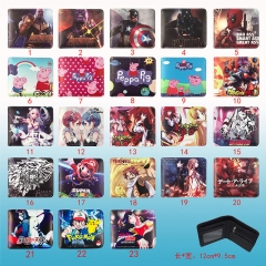 23 Designs Pokemon Cartoon Cosplay Color Printing Purse Anime Short Wallet