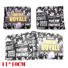 Fortnite Game Colorful Cartoon PU Bifold Coin Purse Anime Wallet