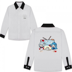 5Colors Bilibili Cosplay Cartoon Print Anime Long Sleeves Style Comfortable T Shirts
