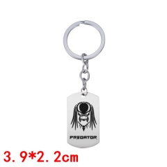 Alien vs Predator Movie Long Chain Key Ring Stainless Steel Anime Alloy Keychain