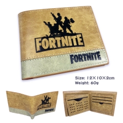 Fortnite Game Bifold Coin Purse Anime PU Leather Short Wallet