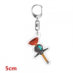 Game Fortnite Cartoon Cute Keychain Acrylic Keyring