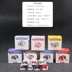 MmiHoYo/Honkai Impact Game Mini Cute Cartoon Model Toys Statue Anime PVC Figure (7pcs/set)
