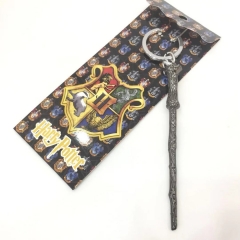 Harry Potter Cosplay Movie Keyring Decoration Pendant Anime Magic Wand Keychain