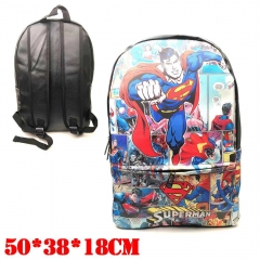 DC Comics Superman Cosplay School Bags High Capacity Anime Backpack Bag