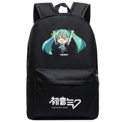 Hatsune Miku Cosplay High Quality Anime Backpack Bag Black Travel Bags