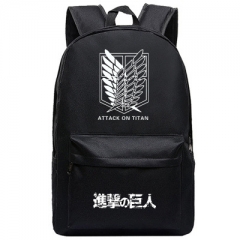 Attack On Titan Cosplay High Quality Anime Backpack Bag Black Travel Bags