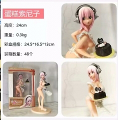 Super Sonico Sexy Girl Cosplay Cartoon Model Toy Statue Collection Anime PVC Figures