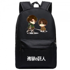 Attack On Titan Cosplay High Quality Anime Backpack Bag Black Travel Bags