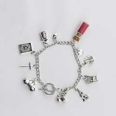 Once upon a time Cartoon Alloy Wristband Decoration Pendant