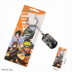 Naruto Cosplay Cartoon Pendant Stainless Steel Anime Keychain