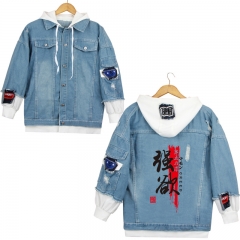 2 Colors The Seven Deadly Sins Cosplay Cartoon Unisex Casual Anime Denim Jacket