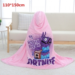 Game Fortnite Game Llama Blanket Girls Pink Blanket