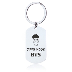 K-POP BTS Bulletproof Boy Scouts Alloy Keychain Decoration Pendant