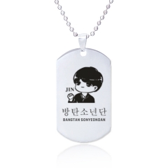 K-POP BTS Bulletproof Boy Scouts Alloy Kawaii Necklace Decoration Necklace