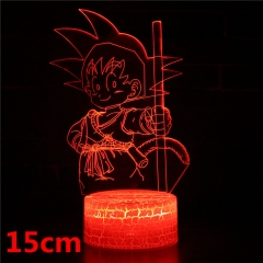 Dragon Ball Z 3D LED Nightlight Seven Colors Change Touch Anime Acrylic Standing Plates