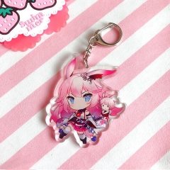 MmiHoYo/Honkai Impact Yae Sakura Cosplay Cartoon Cute Acrylic Decoration Anime Keychain