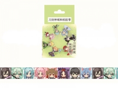 Japanese Cartoon Sword Art Online Anime Stickers Kawaii Washi Tape