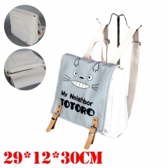 Japan Cartoon My Neighbor Totoro Anime Canvas Backpack Bag