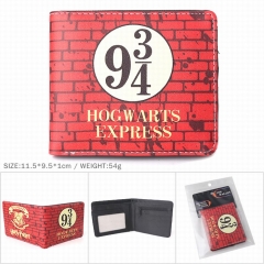 Harry Potter PU Leather Wallet Bifold Short Coin Purse