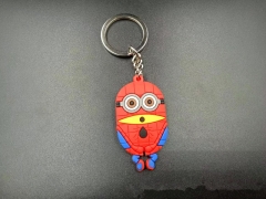 Despicable Me Cos American Hero Cartoon Character Pendant PVC Anime Keychain