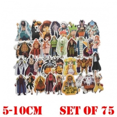 One Piece Cosplay Cartoon Decoration Trolley For Kids Doll Anime Stickers Set