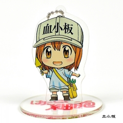 Japan Cartoon Cells At Work Acrylic Keychain Kawaii Plate Standing