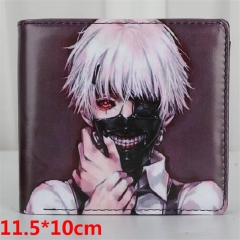 Tokyo Ghoul Cartoon Bifold Wallets PU Leather Short Wallet