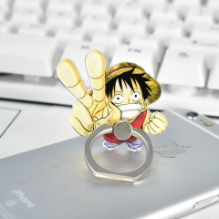 Japanese One Piece Luffy Cartoon Alloy Kawaii Phone Holder