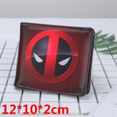 Super Hero Deadpool Bifold Wallets PU Leather Short Wallet