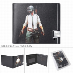 Playerunknown's Battlegrounds Game Cosplay PU Leather Wallet Bifold Short Coin Purse