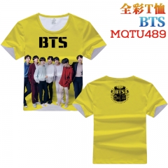 K-POP BTS Bulletproof Boy Scouts Short Sleeves T shirts Cartoon Tshirts