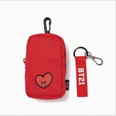 Fashion K-POP BTS Bulletproof Boy Scouts Cosplay Cartoon Wallets Bag Anime Wallet Shoulder Pouch Bag