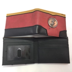 Marvel Comics The Flash Movie Cosplay Cartoon Wallets PU Leather Coin Purse Bifold Anime Wallet