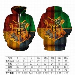 New Arrival Harry Potter 3D Print Movie Cosplay Hooded Hoodie Fashion Anime Thick Warm Hoodies