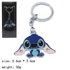 Lilo and Stitch Movie Cartoon Cosplay Decoration Pendant Anime Keychain