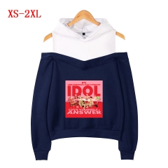 4Colors K-POP BTS Bulletproof Boy Scouts Fashion For Adult Cosplay 3D Print Strapless Shoulder Hooded Anime Long Sleeves Hoodie