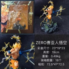 19CM ZERO Dragon Ball Z Saiyan Goku Character Collection Cartoon Model Toy Anime PVC Figure