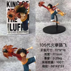 One Piece 105 Generation Luffy Character Collection Cartoon Model Toy Anime PVC Figure