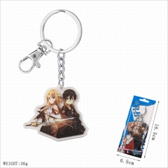 Sword Art Online | SAO Cosplay Cartoon Decoration Key Ring Pendant Acrylic Anime Keychain