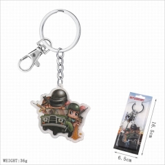 Playerunknown's Battlegrounds Game Cosplay Cartoon Decoration Key Ring Pendant Acrylic Anime Keychain