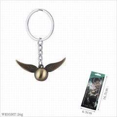 Harry Potter Movie Cosplay Cartoon Decoration Key Ring Pendant Alloy Anime Keychain