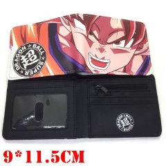 Dragon Ball Super Colorful Cosplay Cartoon Wallets PU Leather Coin Purse Bifold Anime Wallet