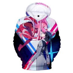 Darling In The Franxx Fashion 3D Hooded Long Sleeves Hoodie
