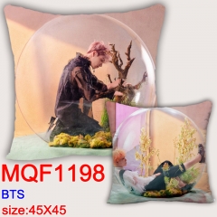 K-POP BTS Bulletproof Boy Scouts Cartoon Soft Pillow Square Stuffed Pillows