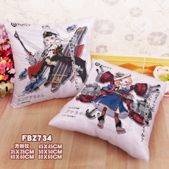 Azur Lane Cartoon Soft Pillow Square Stuffed Pillows