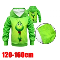 The Grinch Movie 3D Print Casual Hoodie Long Sleeve Hooded For Kids