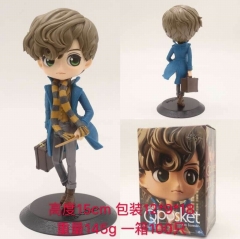 15CM Qposket Fantastic Beasts and Where to Find Them Newt Scamander Character Model Toys Statue Anime PVC Figure