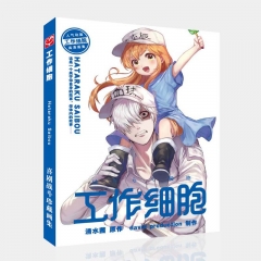 Cells at Work Cartoon Picture Album Colorful Anime Picture Book