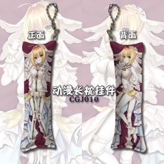 Fate/Grand Order Cosplay Cartoon Design Decoration Key Ring Anime Square Pillow Pendant Keychain